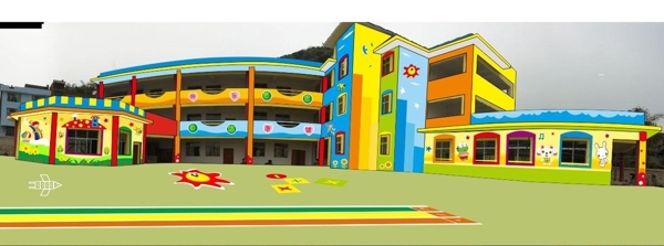 幼儿园外墙设计图