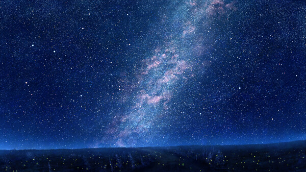 银河夜色图片