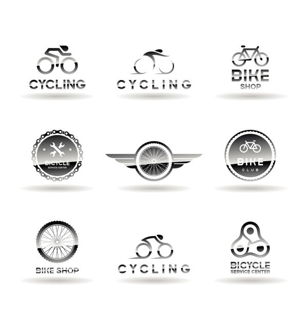 自行车主题logo设计