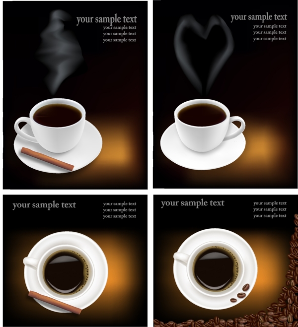 咖啡主题矢量素材图片