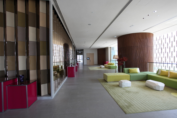香港W酒店时尚客厅元素设计图片