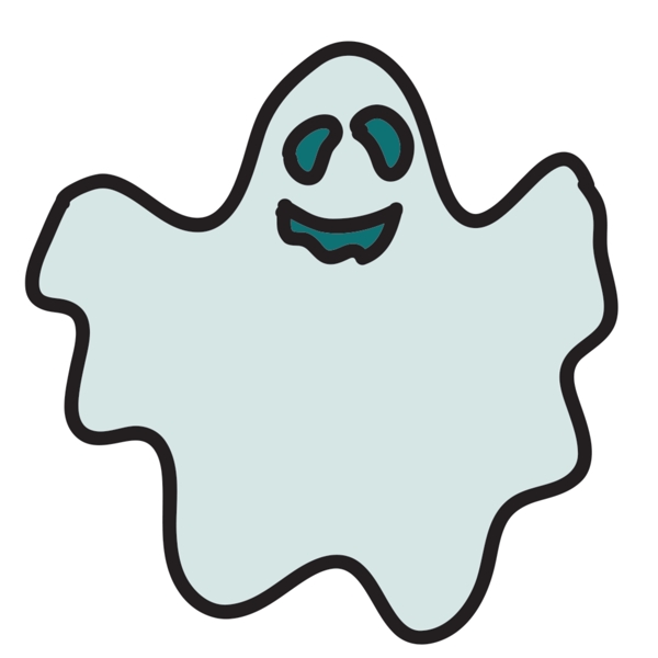 网页UI万圣节幽灵icon图标