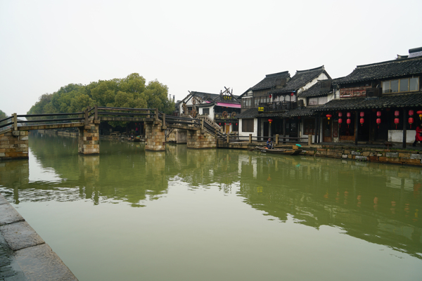 西塘古镇的河道和桥