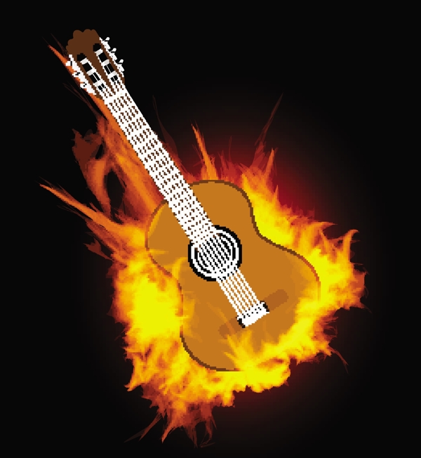 火焰与吉他
