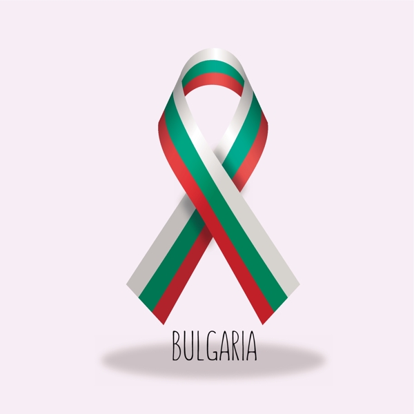 保加利亚国旗丝带设计