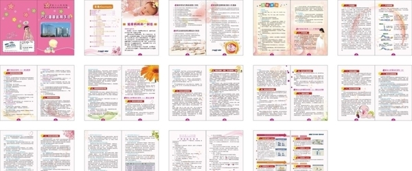 产妇健康教育宣传手册图片