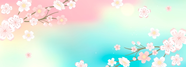 春季上新樱花节banner