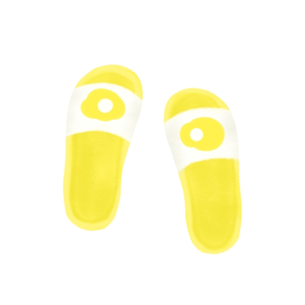 拖鞋凉鞋黄色