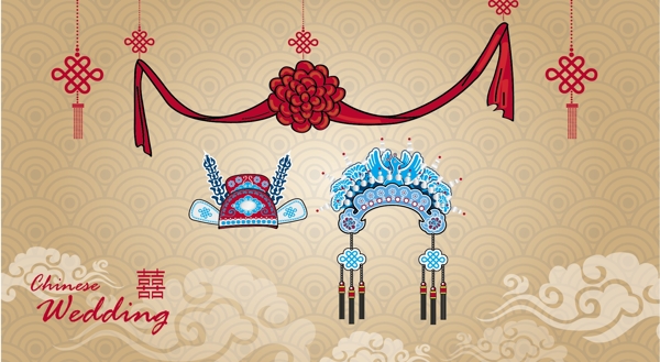 中国传统结婚元素