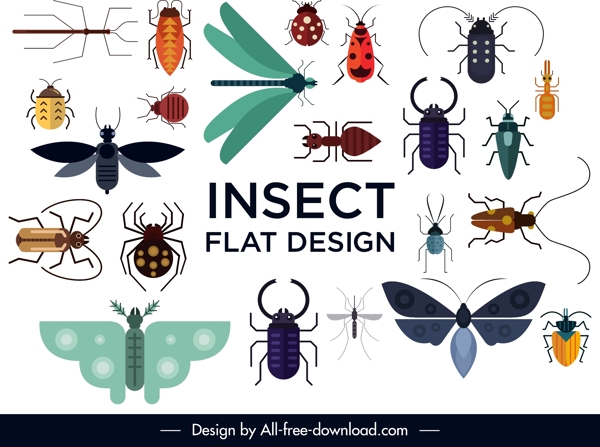 22款创意昆虫设计