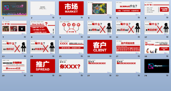 Skycean产品品牌市场推广方案模板