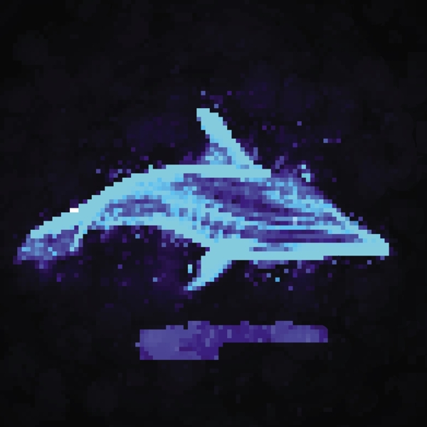 炫酷光影海豚