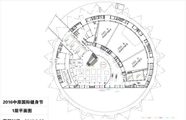 郑州国际会展中心平面图
