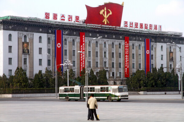 朝鲜建筑图片