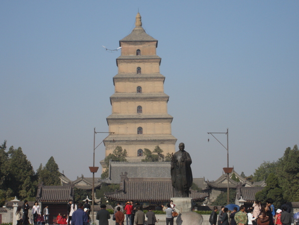 大雁塔南广场图片