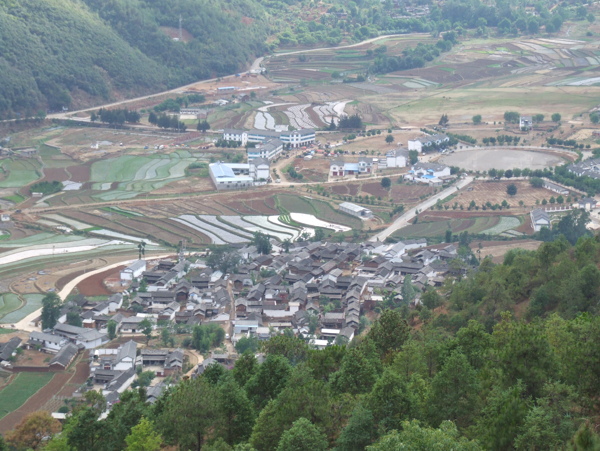 鸡足山鸟瞰图图片