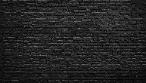 黑色砖墙背景图片