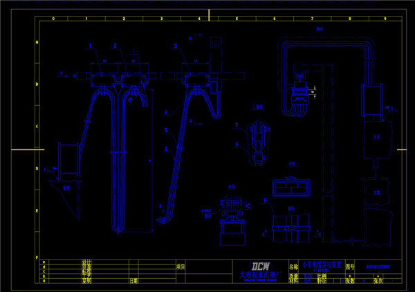 电气工业素材CAD机械图纸