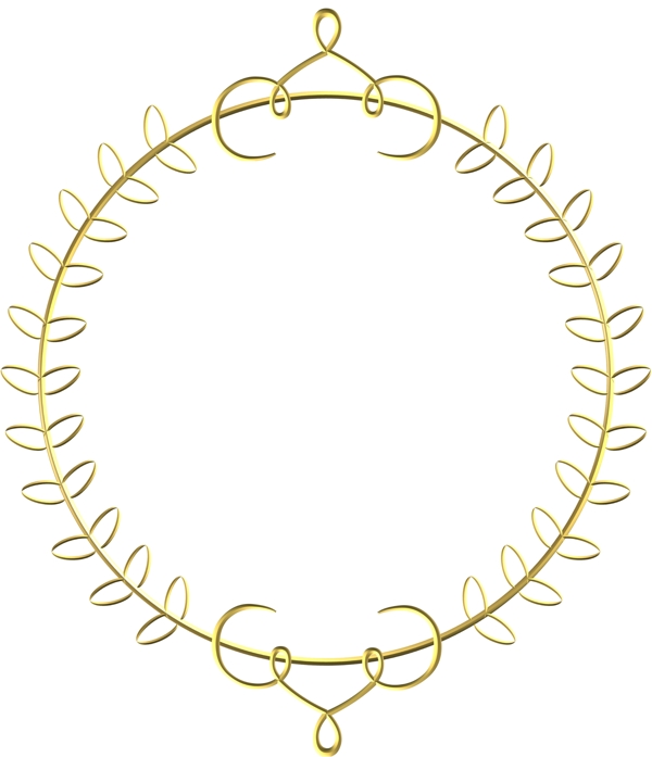 金色圆环饰品