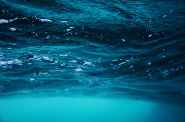 海水海洋度假波浪背景素材