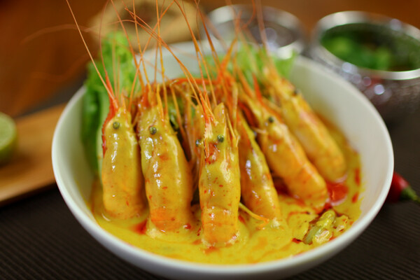 泰国咖喱虾图片