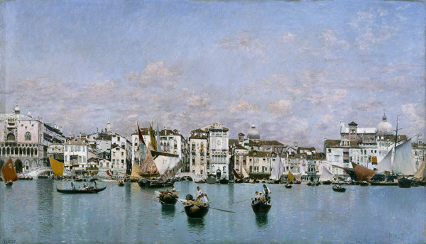 RicoyOrtegaMartinLarivadegliSchiavonienVenecia1873画家古典画古典建筑古典景物装饰画油画