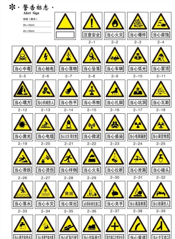 警示标识