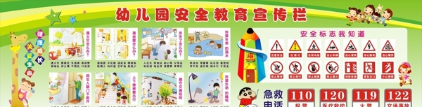 幼儿园安全教育宣传栏