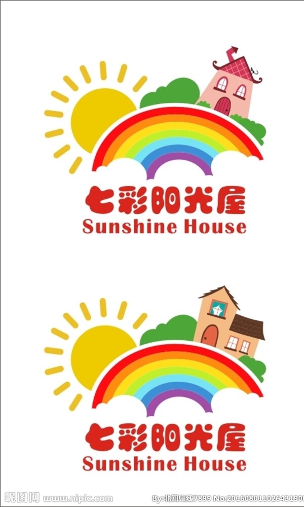 阳光七彩屋logo