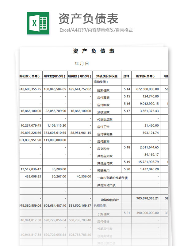 资产负债表6