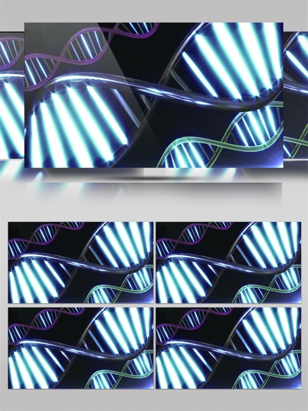 蓝色螺旋光束动态视频素材