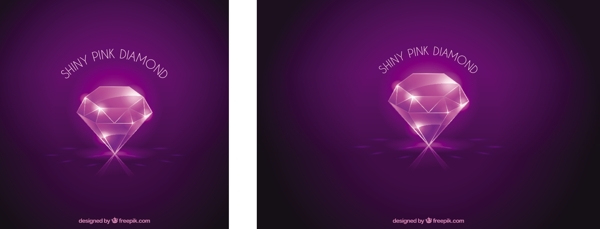 闪亮的钻石紫色背景