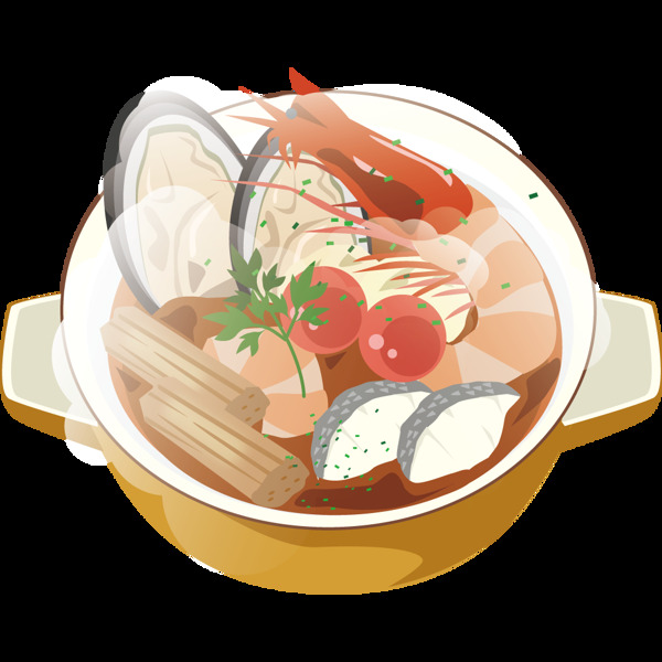砂锅食品元素素材图片