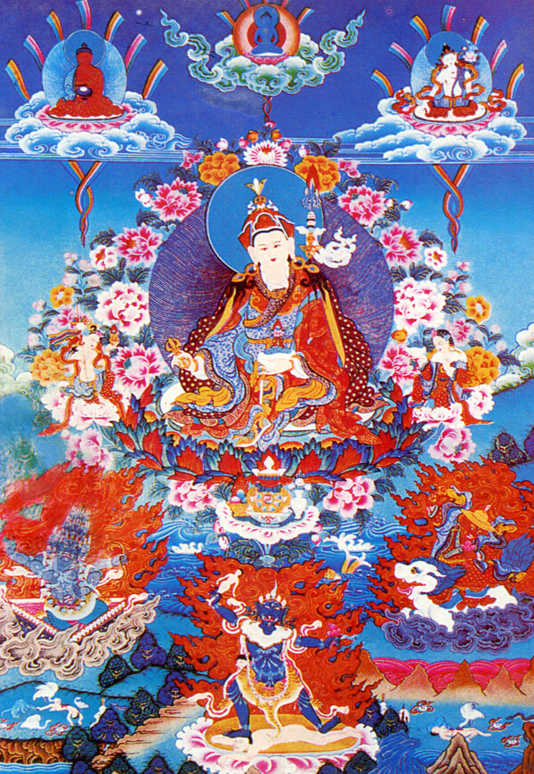 日喀则唐卡佛教佛法佛经佛龛唐卡全大藏族文化17图片