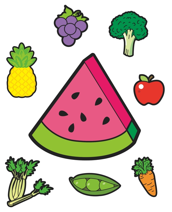 蔬菜水果图