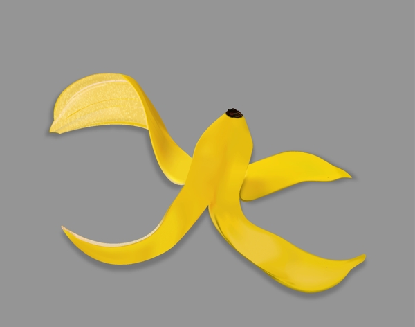 香蕉皮Ai素材图片
