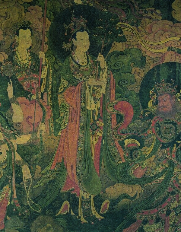 法海寺壁画20菩提树天
