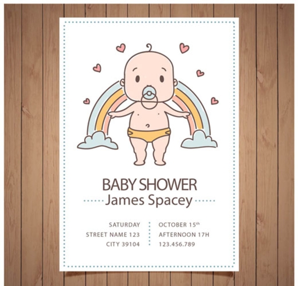 卡通母婴店儿童宝宝海报
