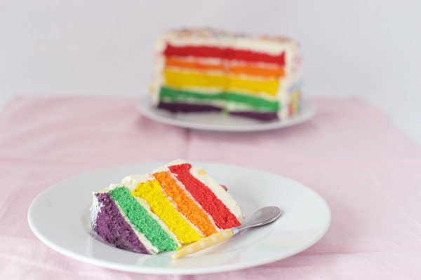 美味彩虹蛋糕