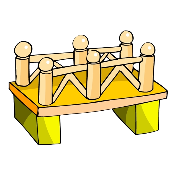 卡通古代建筑