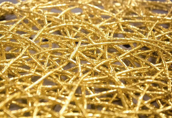 金色金属丝素材照片