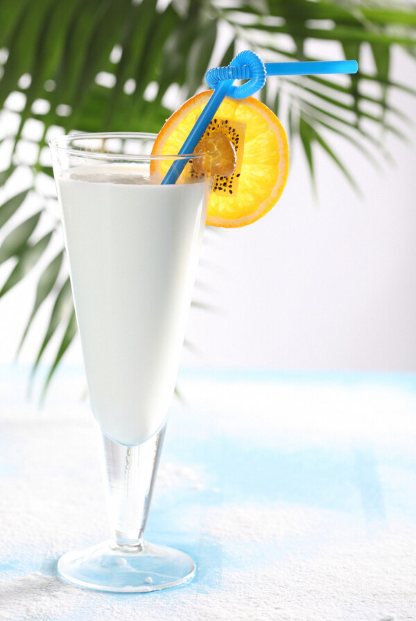 柠檬牛奶饮料图片