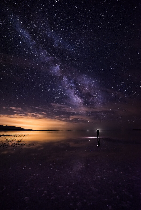 夜空夜景图片