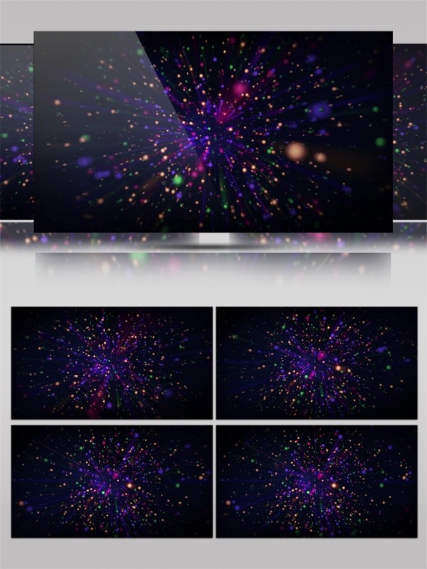 紫色星光宇宙视频素材