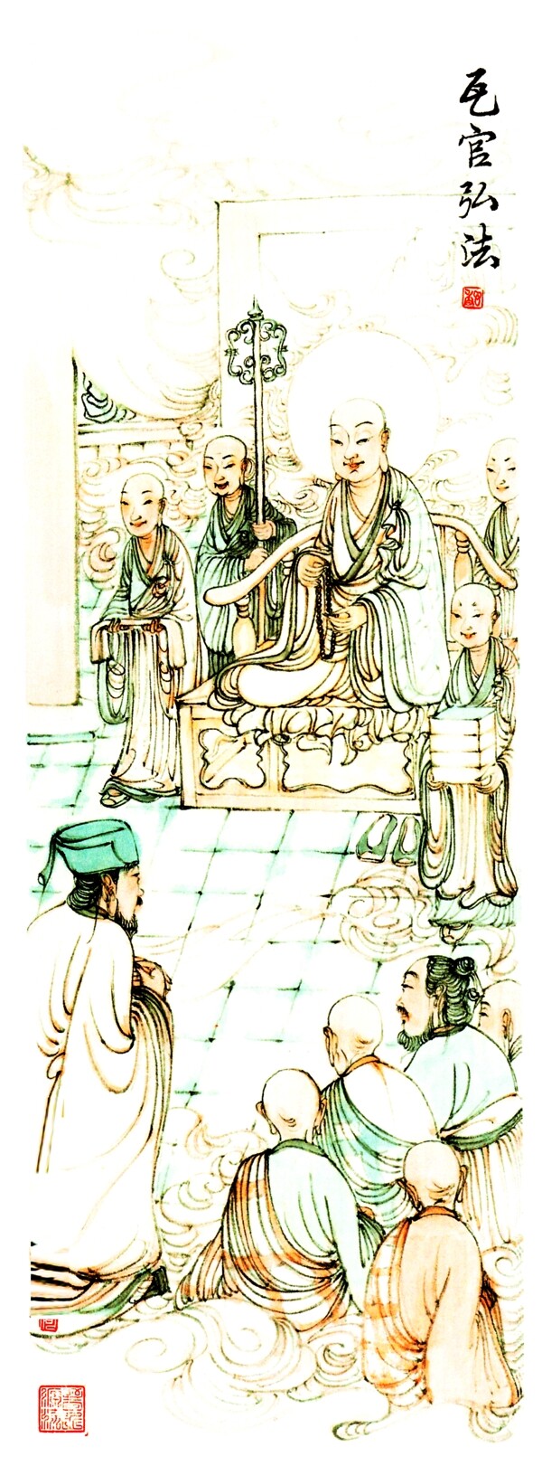 佛教宗教文化国画图片