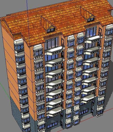 住宅sketchup模型