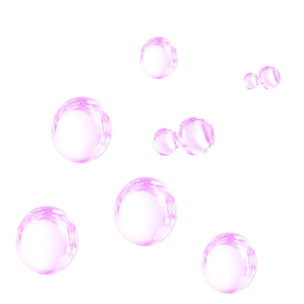 可爱泡泡水泡元素