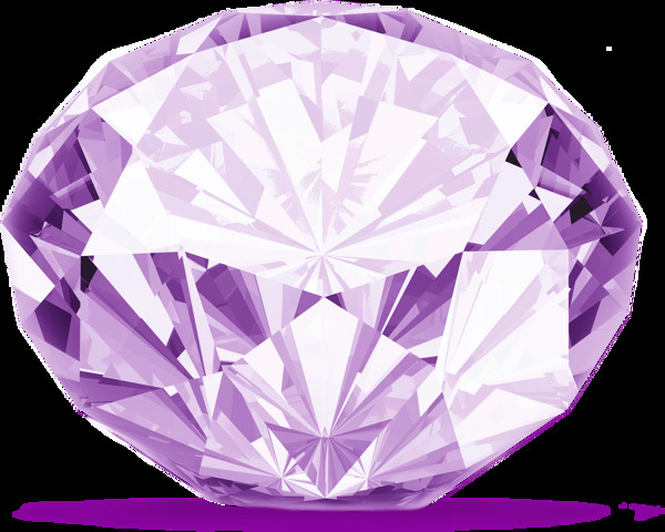 紫色钻石免抠png透明图层素材