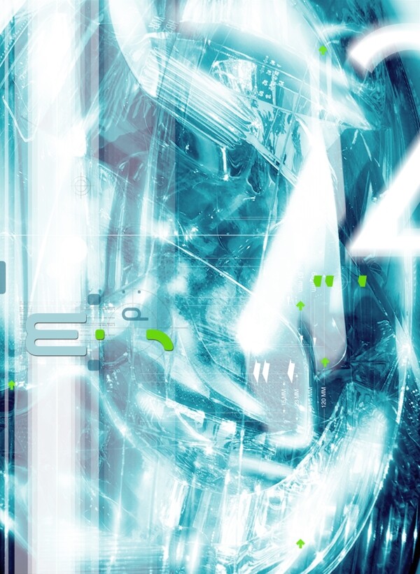 蓝色宇宙数码游戏背景设计psd分层素材