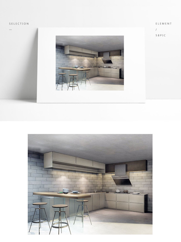 厨房橱柜组合设计